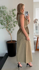Chemise Monnari em Sarja Cargo com Cinto