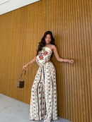 Conjunto Pantalona jardim encantado