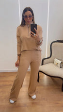 Conjunto Joana Malha Canelada peluciada