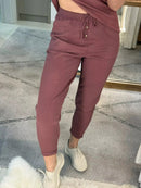 Calça De Tricô Com Barra Italiana Gabi