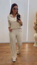 Conjunto Joana Malha Canelada peluciada