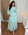 Vestido longo Gold