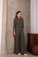 Conjunto Joana Malha Canelada peluciada