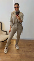 CONJUNTO EM LÃZINHA MALHA TRICOT