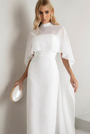 Vestido Capa Amélie Branco