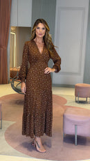 Vestido Manga Longa Larissa Floral