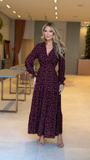 Vestido Manga Longa Larissa Floral