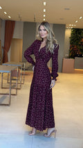 Vestido Manga Longa Larissa Floral